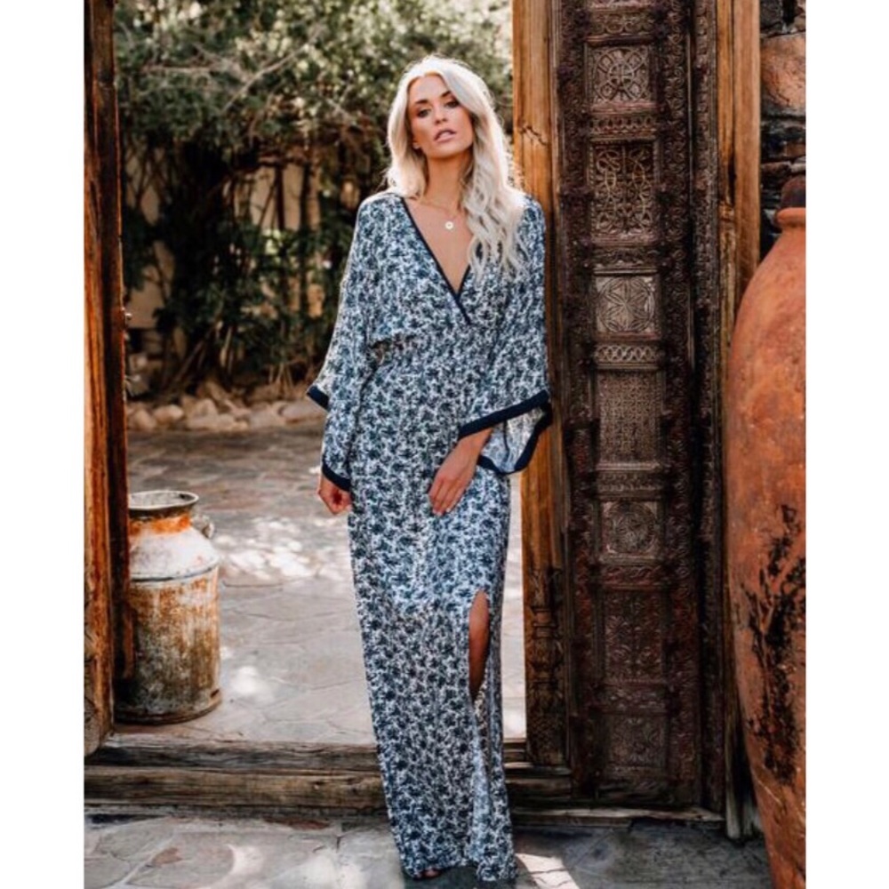 Feeling Alive Kimono Maxi Dress